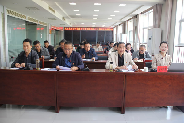 隴運集團公司黨委召開學(xué)習(xí)貫徹黨的二十大精神宣講輔導(dǎo)會